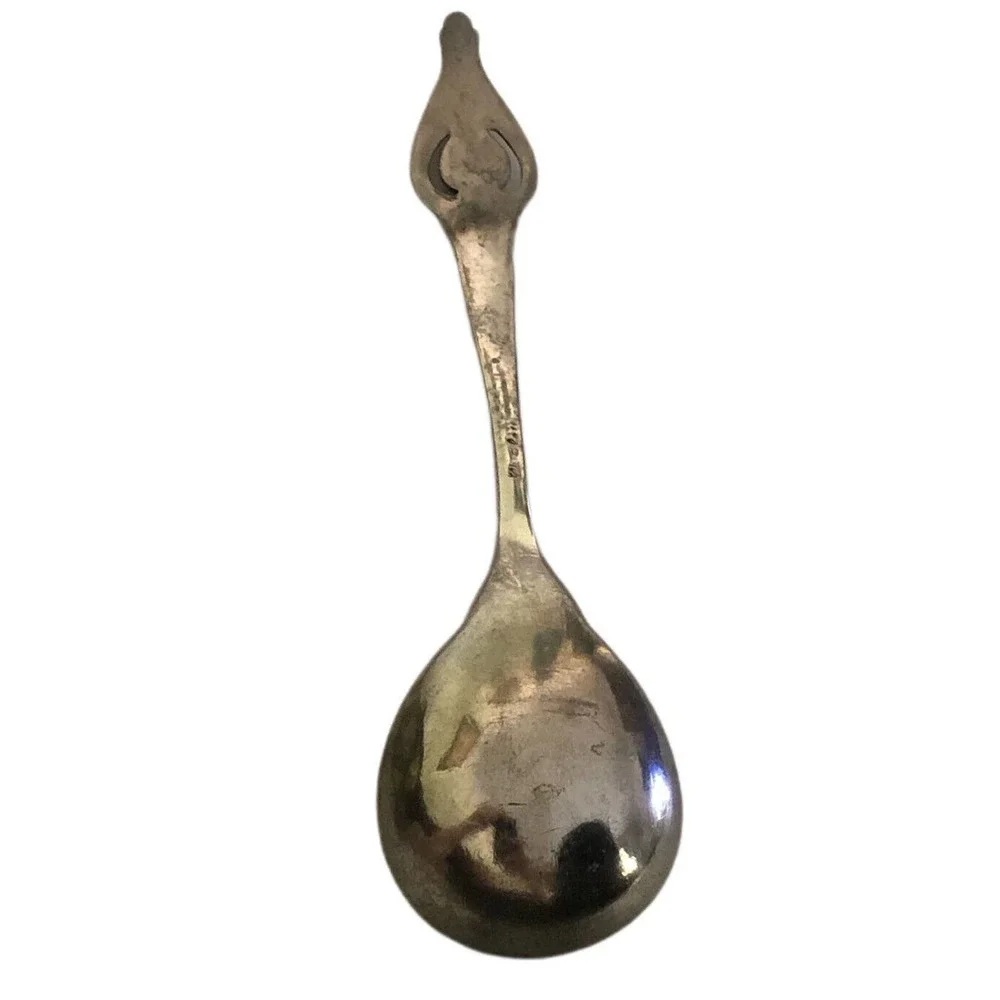 International Silver “Shirley” Spoon Pineapple Signed Sugar Early 19th Century